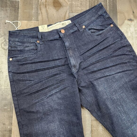 Barbell Apparel Mens size 38x34 Relaxed Fit Mid Rise 5 Pocket Denim Jeans NEW - Picture 1 of 10